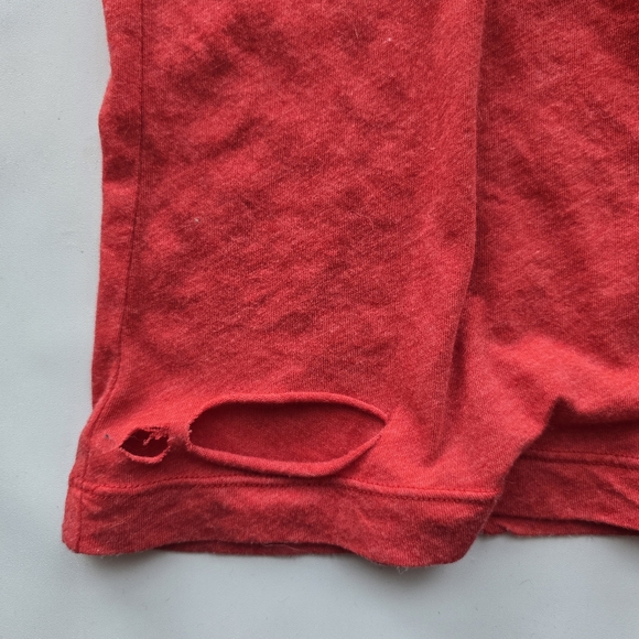 Wildfox x Coca Cola Distressed Ringer Tee Short Sleeves Size XS Made in USA - Picture 5 of 9